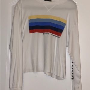 Biarritz, France white long sleeve